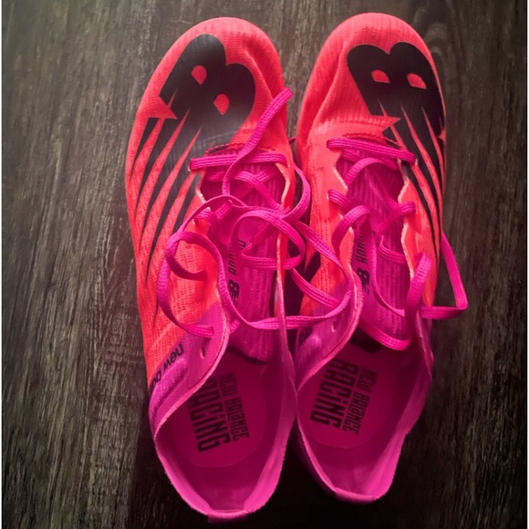 New Balance Shoes - New Balance Pink/Orange  Cleats women size 7